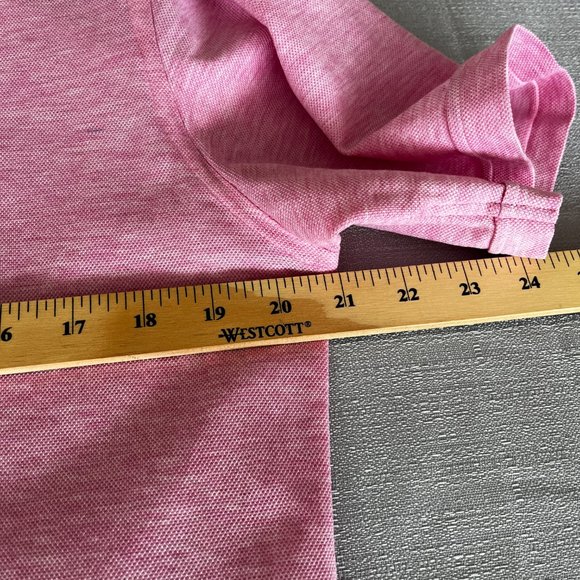 Eton Oxford Pique Contemporary Fit Popover Shirt Pink L - Picture 11 of 15